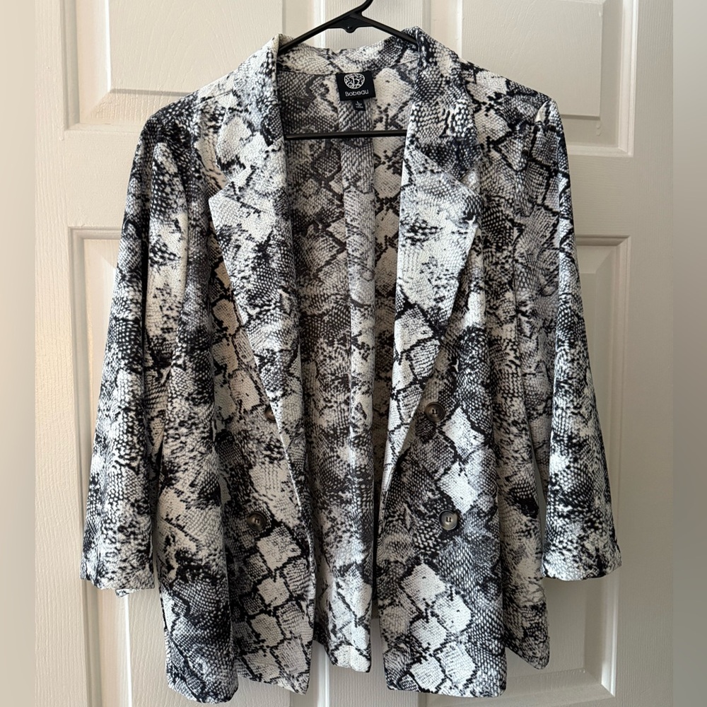 Snakeskin print Blazer